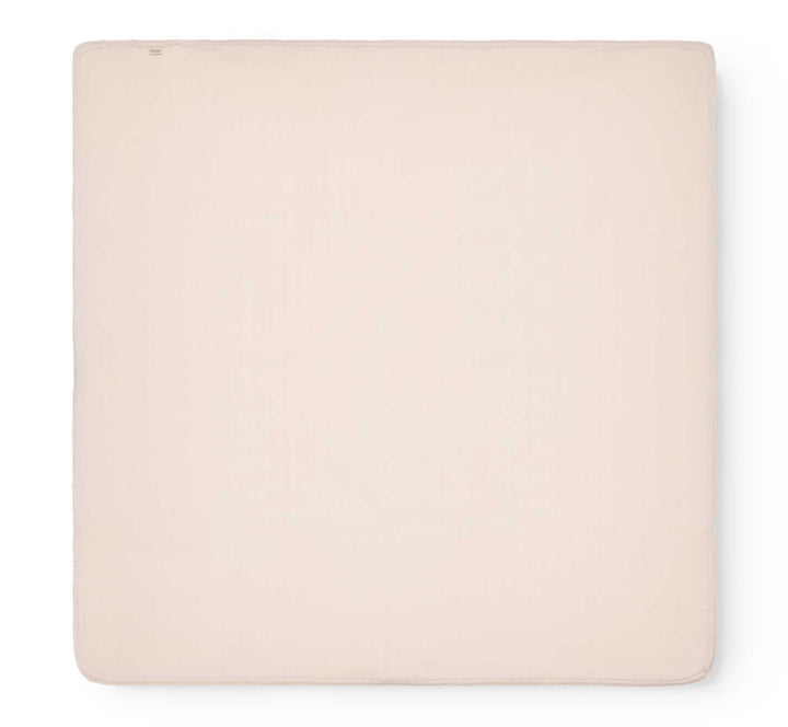 set footie pointelle wrap with beanie and blanket - misty pink