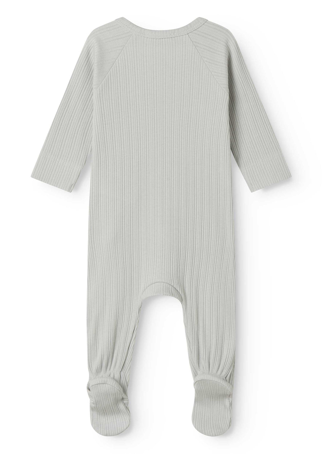 footie ribbed wrap with beanie - morning dew