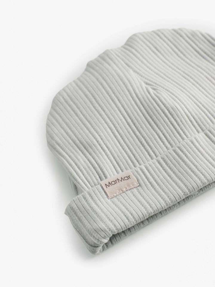 footie ribbed wrap with beanie - morning dew
