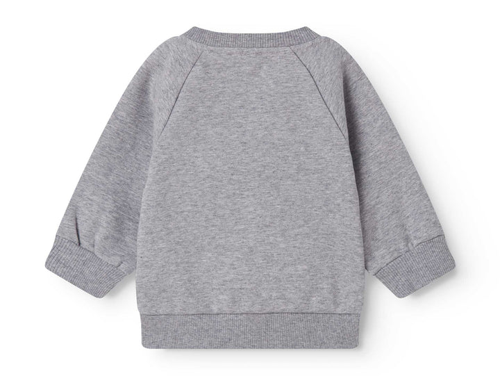 top l/s embroidered logo sweatshirt - pink logo