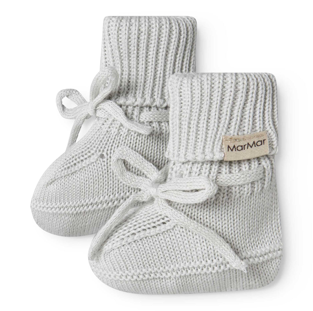 shoes knit booties - morning dew