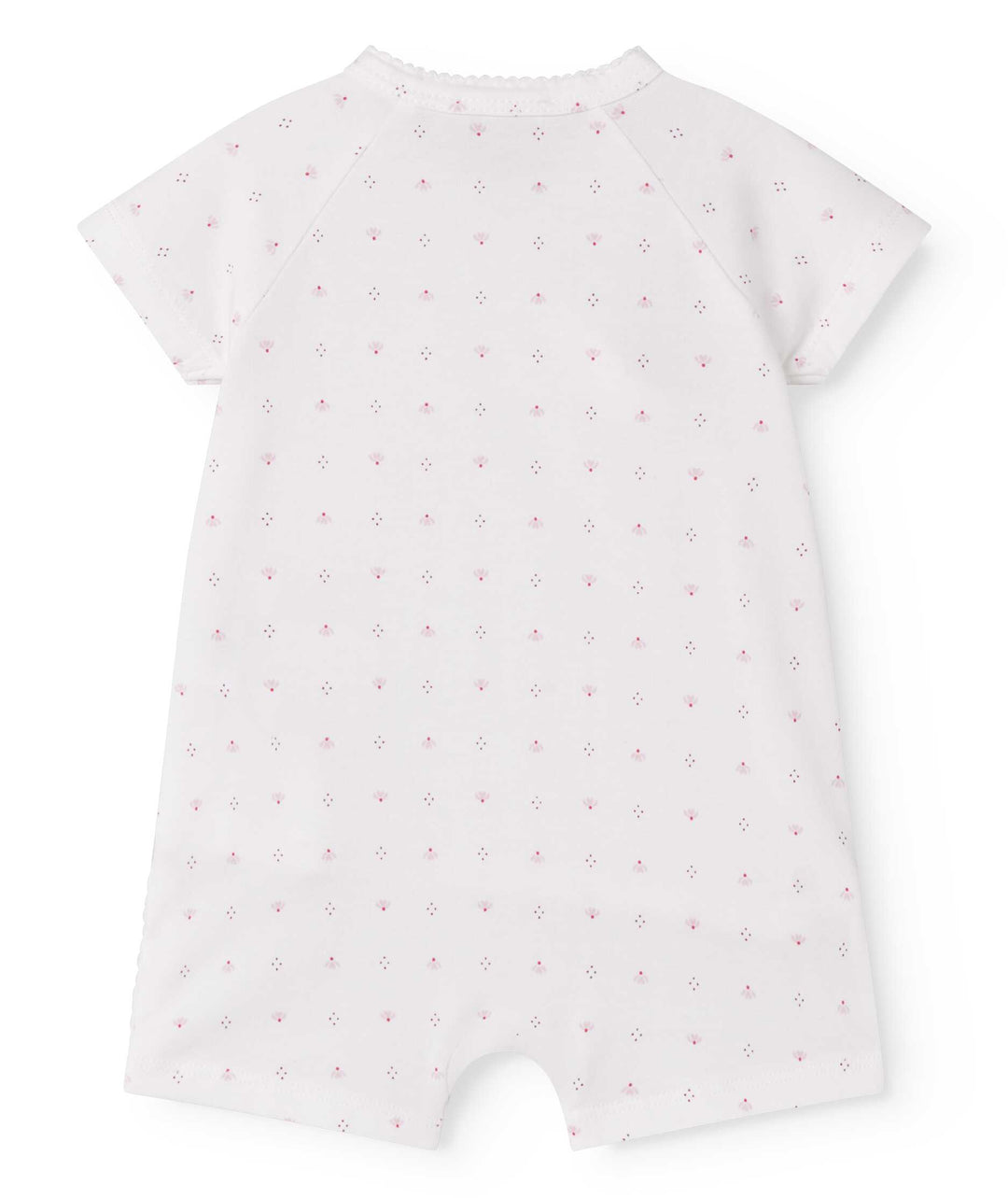 one piece tiny tulip print wrap romper - tiny tulip