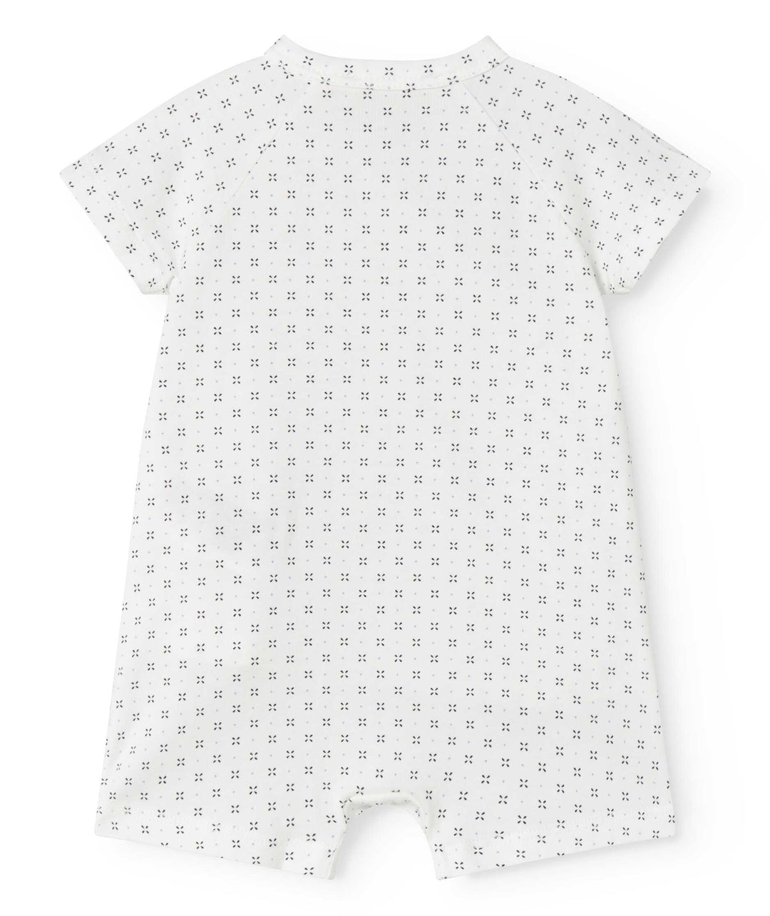 one piece droplet print wrap romper - droplet