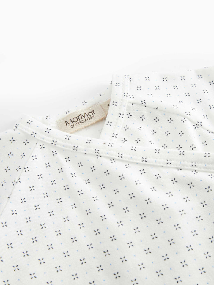 one piece droplet print wrap romper - droplet