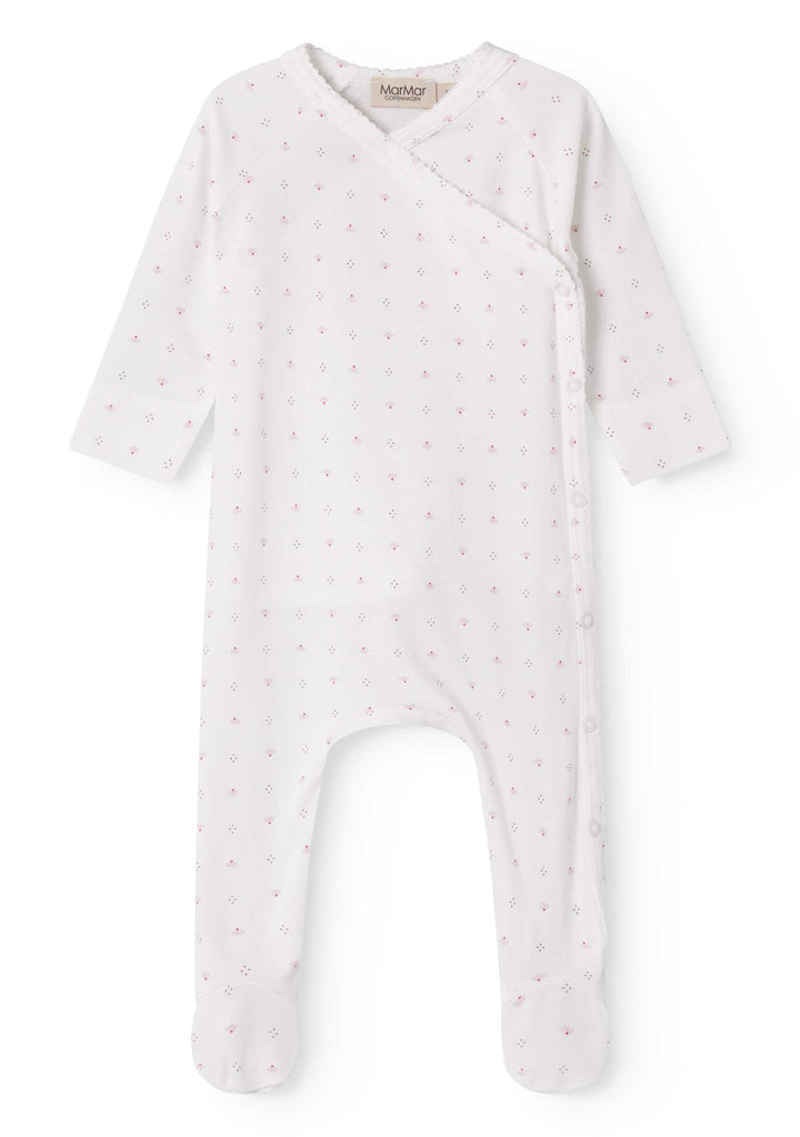 set footie tiny tulip print wrap with beanie and blanket - tiny tulip