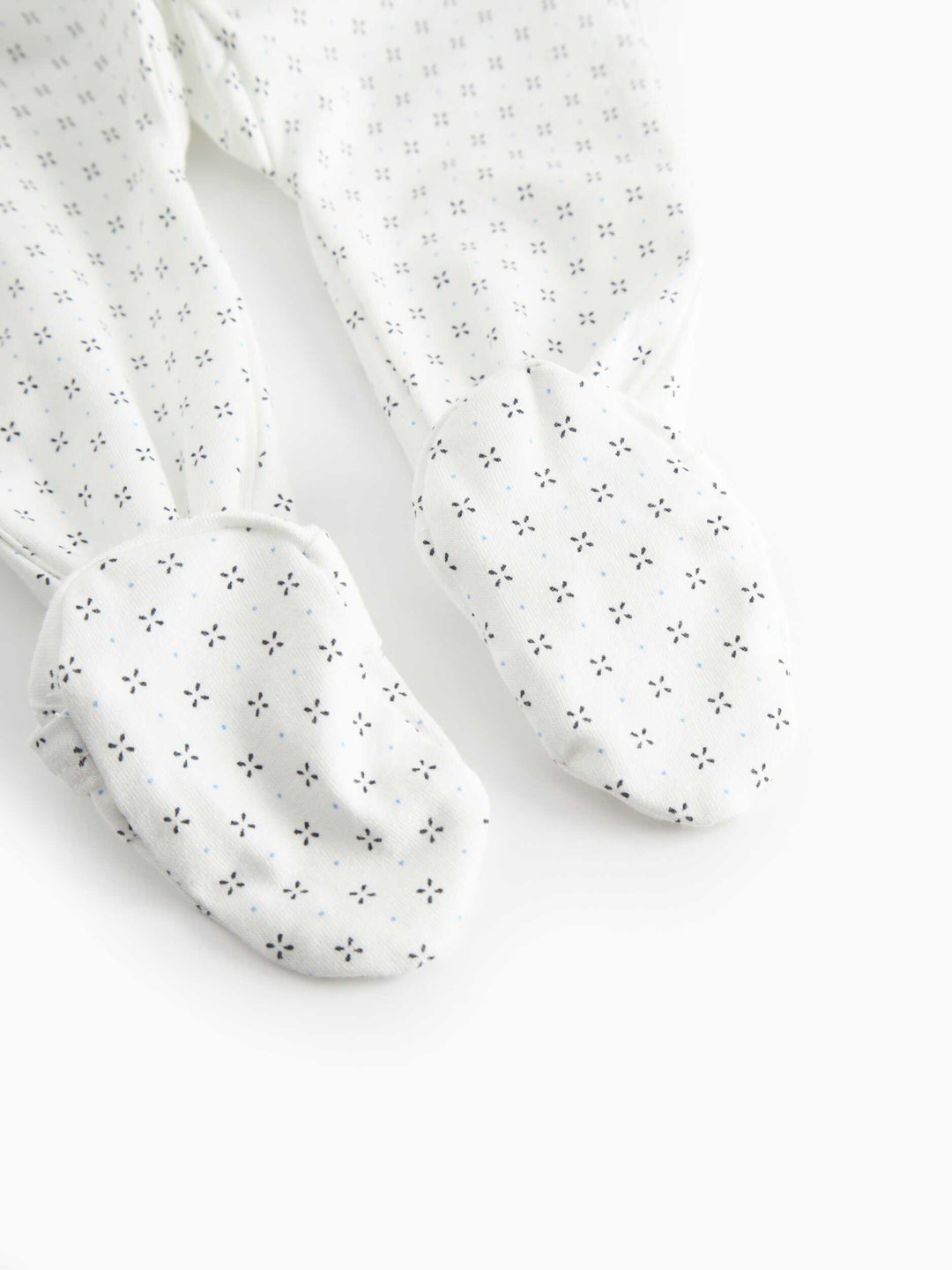 set footie droplet print wrap with beanie and blanket - droplet