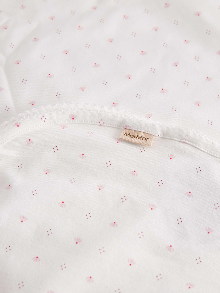 set footie tiny tulip print wrap with beanie and blanket - tiny tulip