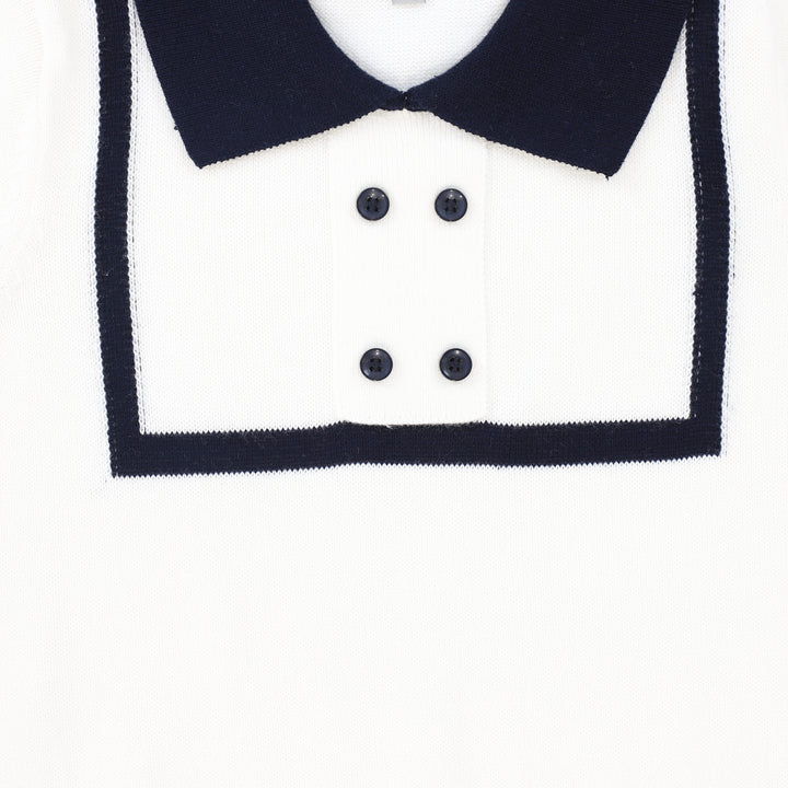 shirt s/s sailor - ivory