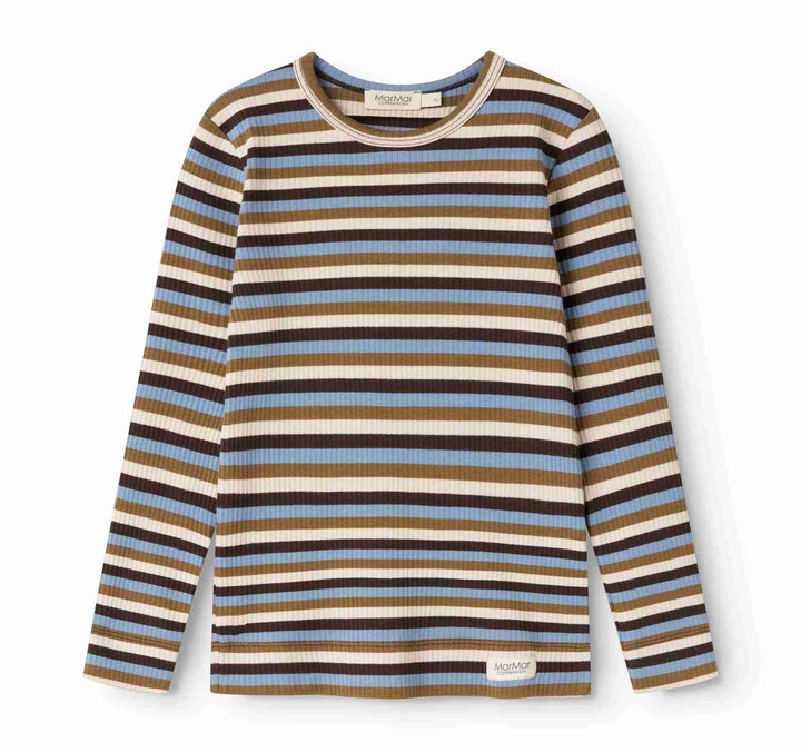 set outfit multi striped tee l/s and leggings - stripes