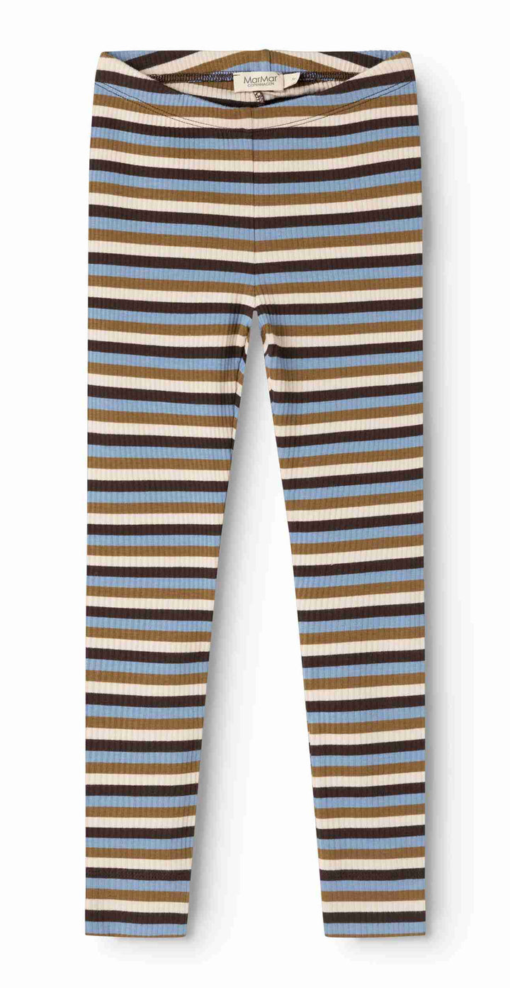 set outfit multi striped tee l/s and leggings - stripes