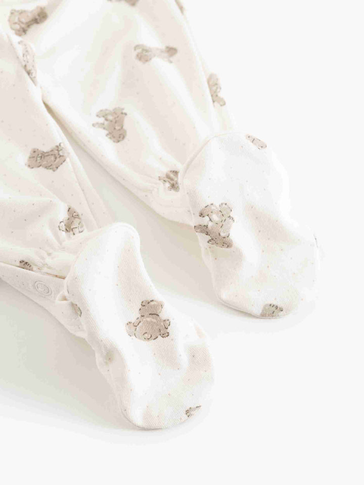 set footie teddy bear wrap with beanie and blanket - teddy bears