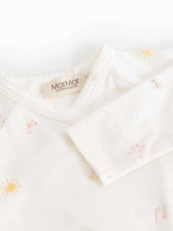 footie every day print with beanie - everyday