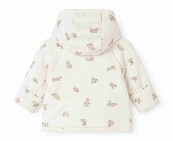jacket padded teddy bears button up with teddy beanie - teddy bears