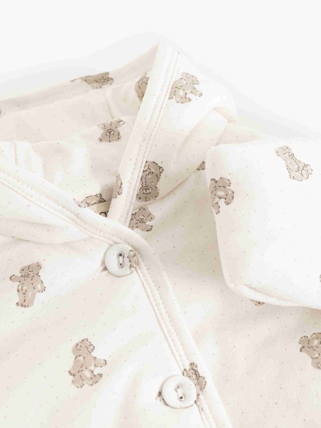 jacket padded teddy bears button up with teddy beanie - teddy bears