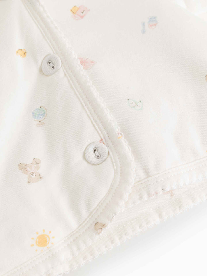 jacket padded everyday printed button up with beanie - everyday