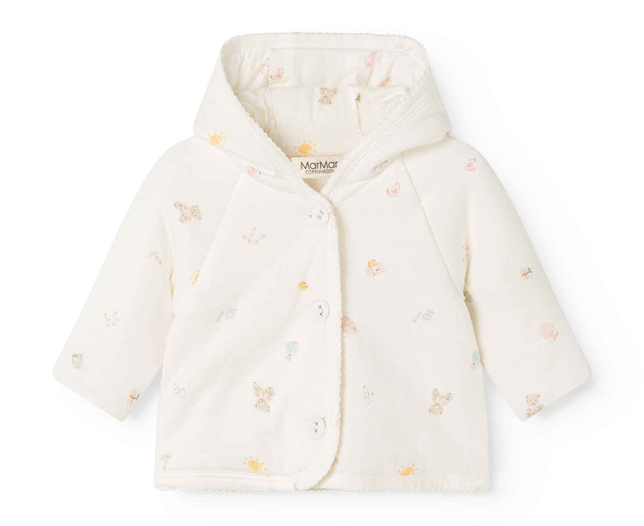 jacket padded everyday printed button up with beanie - everyday