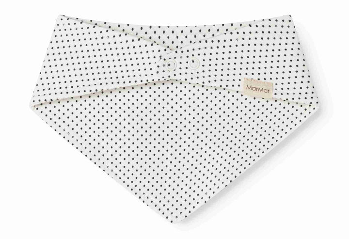 bib printed pointy - tiny dots