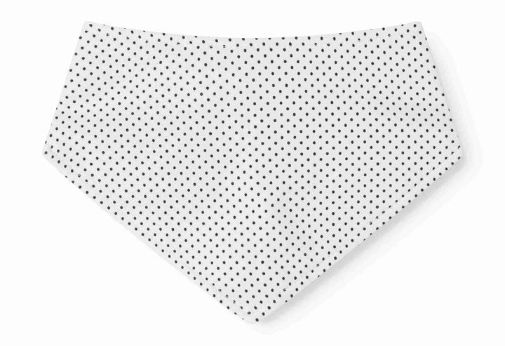 bib printed pointy - tiny dots