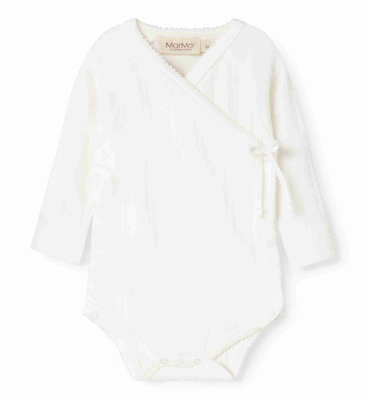 set knit pointelle bow onesie and footie pants with beanie - gentle white