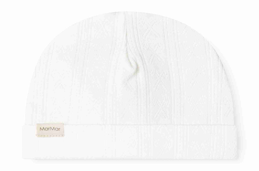 set footie pointelle bow wrap with beanie and blanket - gentle white