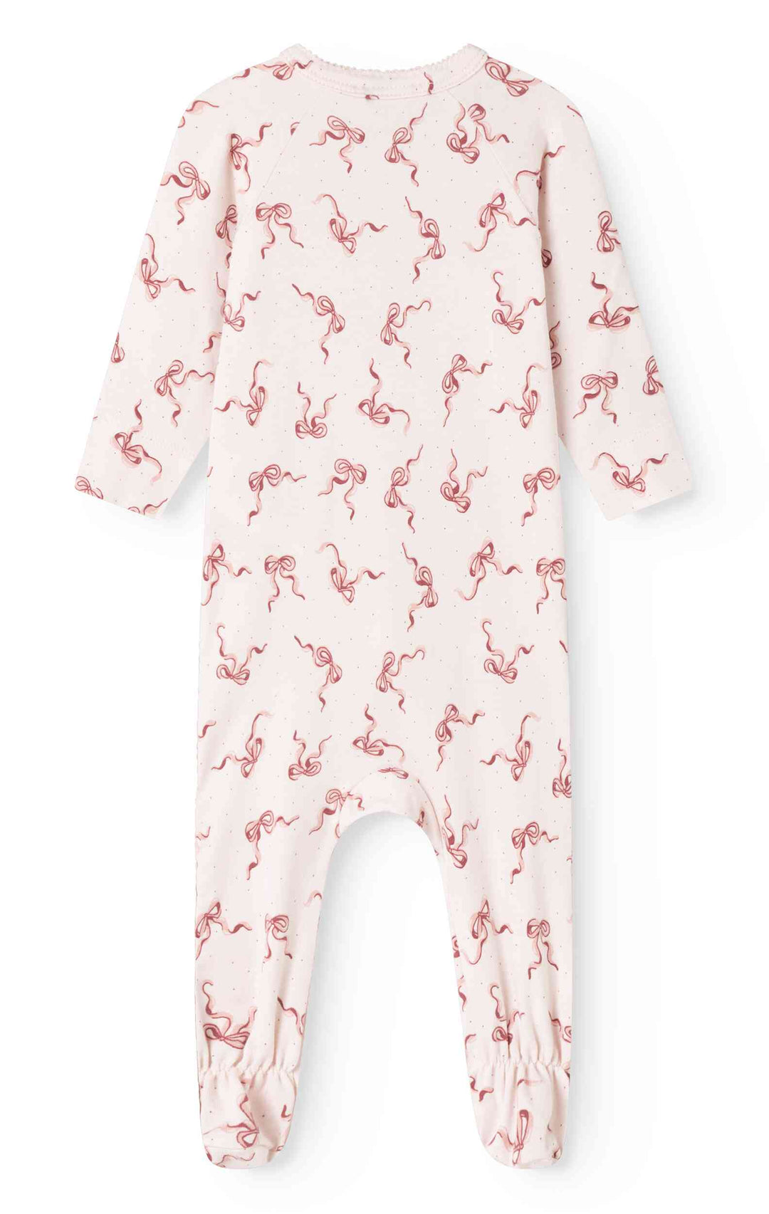 set footie bow print wrap with beanie and blanket - bows