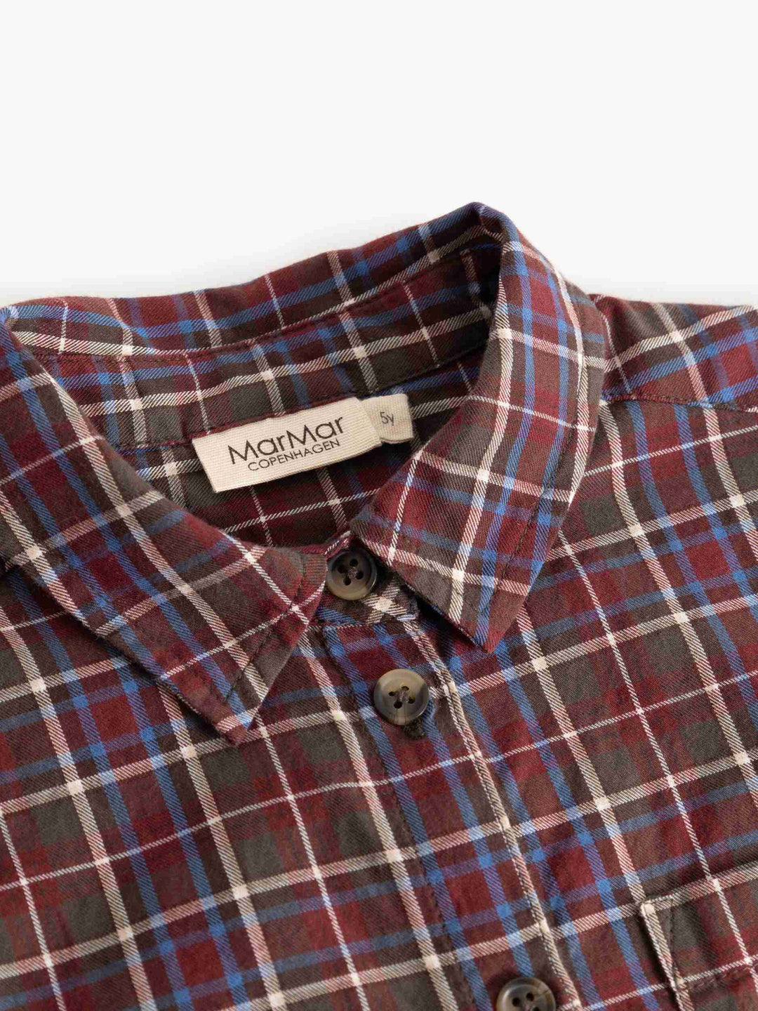 shirt l/s plaid - chocolate check