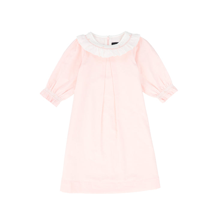 dress stitch frill - white/pink
