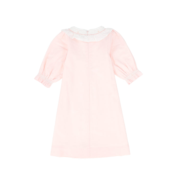 dress stitch frill - white/pink