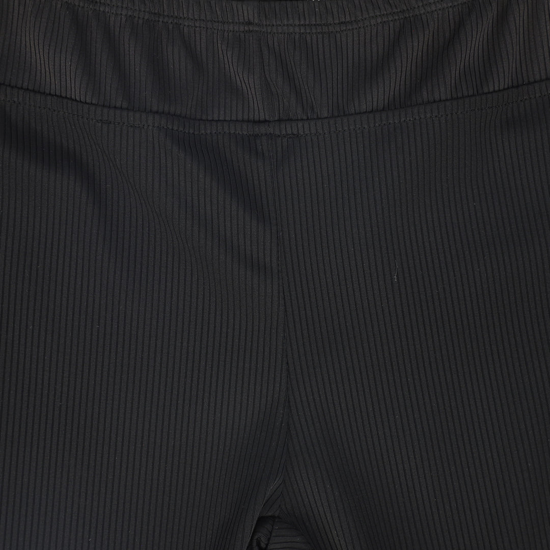 swim shorts ribbed - black
