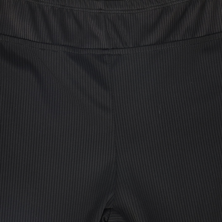 swim shorts ribbed - black