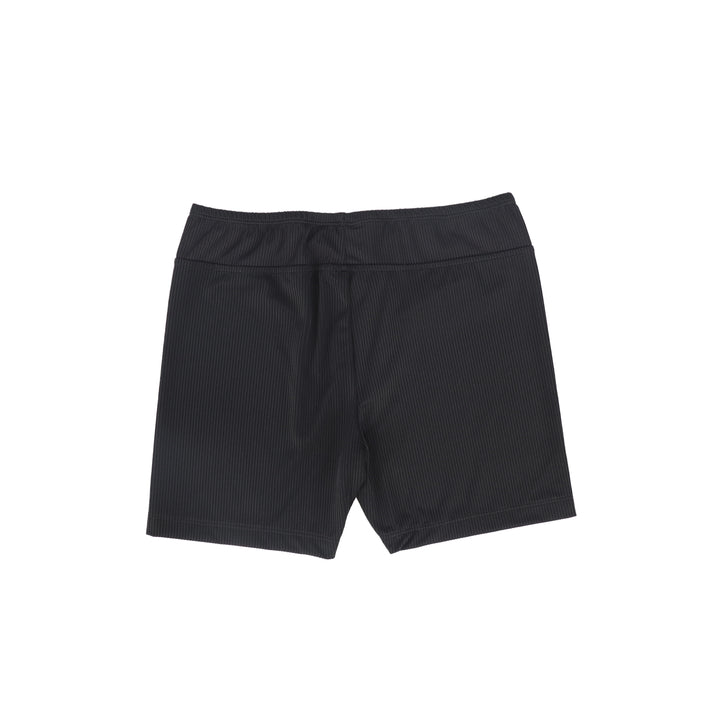 swim shorts ribbed - black