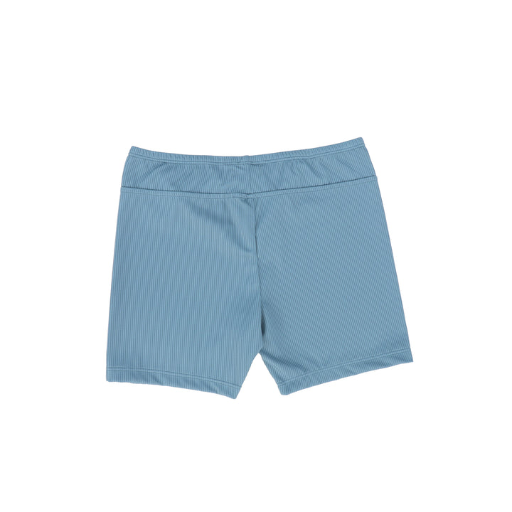 swim shorts ribbed - blue