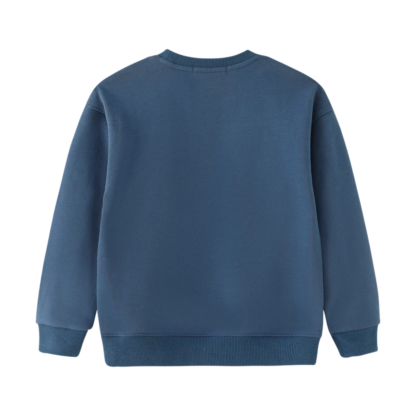 top l/s sail boat icon sweatshirt - blue