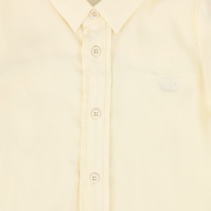 shirt l/s matte silk - ivory