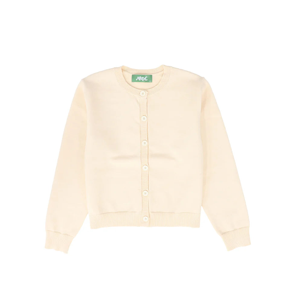 cardigan solid knit - beige