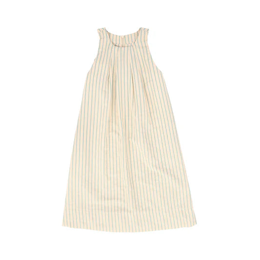 dress striped jumper - cream/green