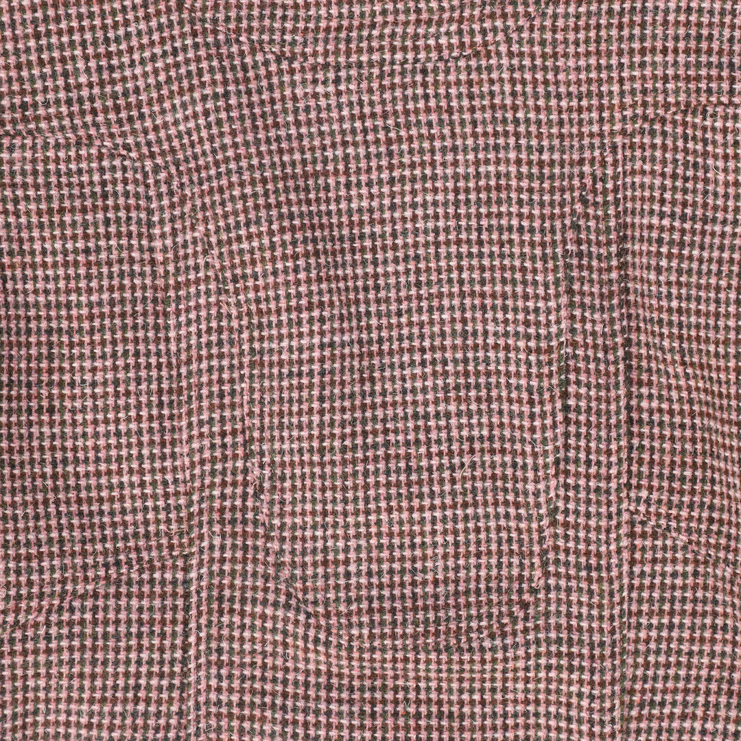 dress midi houndstooth panel jumper - burgundy