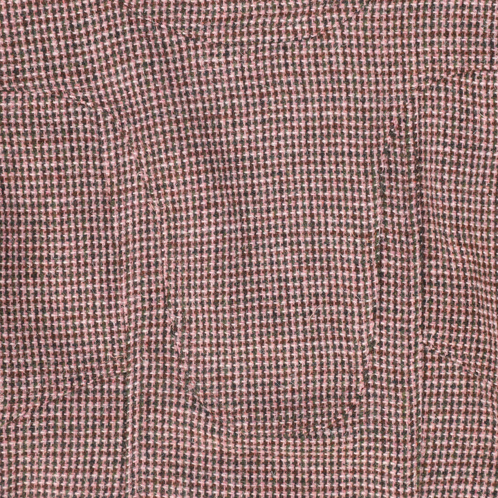 dress midi houndstooth panel jumper - burgundy