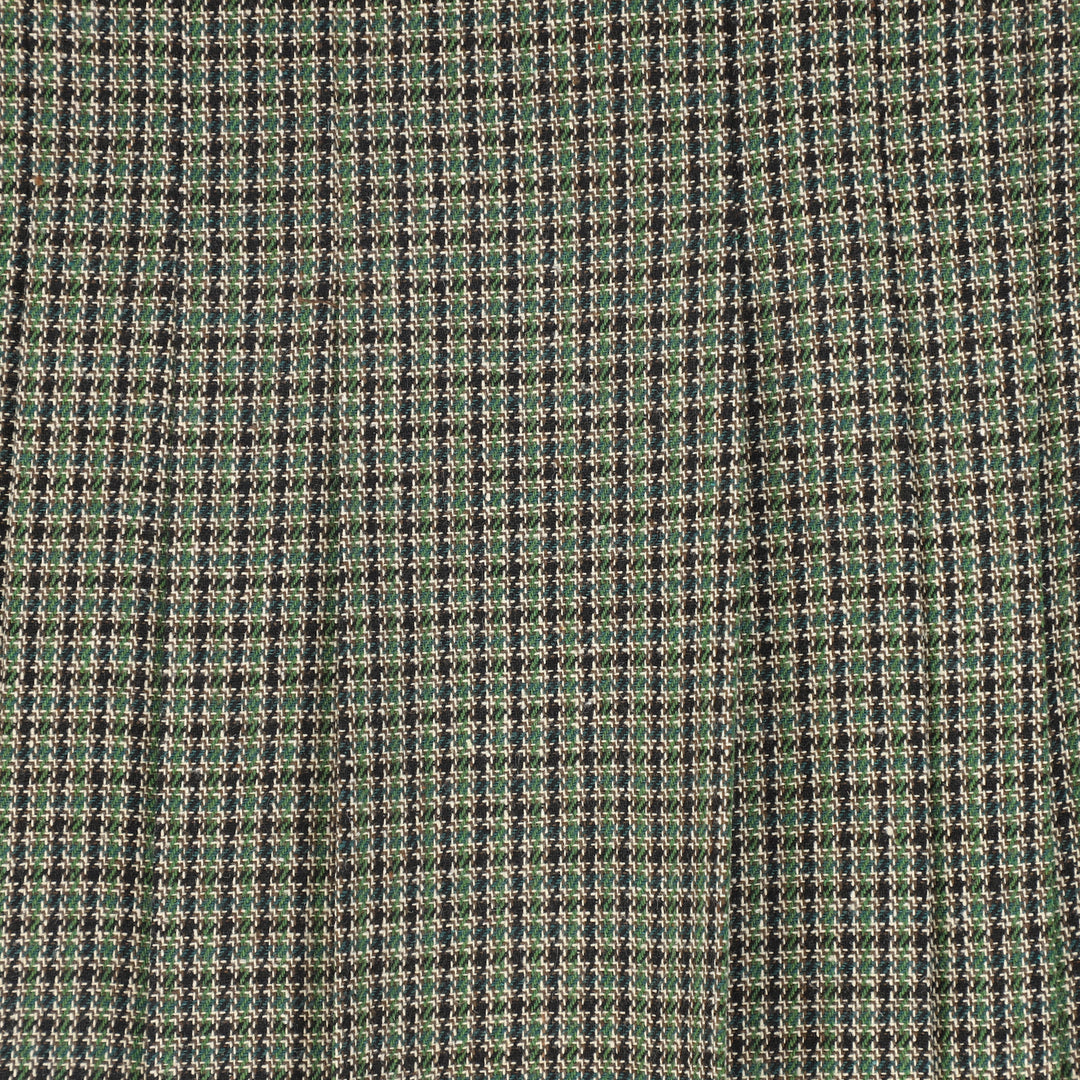 skirt wool plaid pleated - green