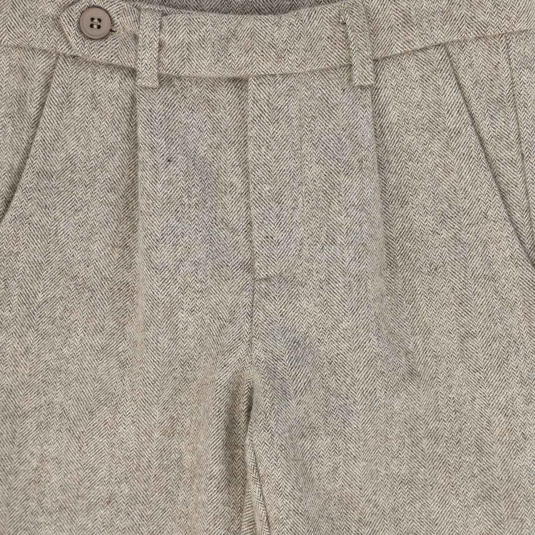 pants herringbone - brown