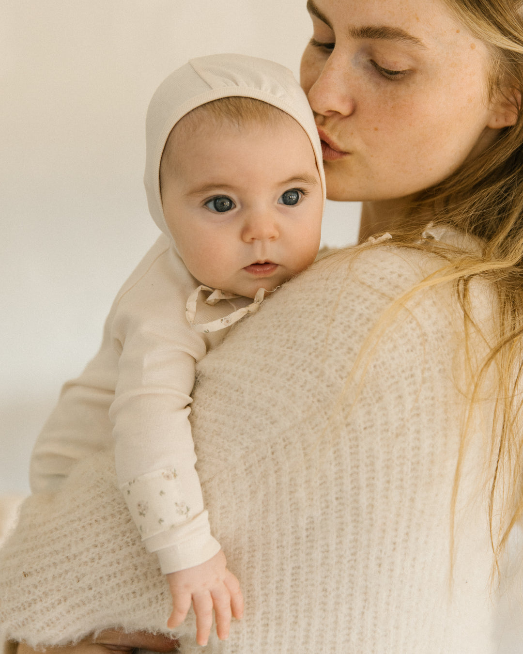 footie patch wrap with bonnet - poppy