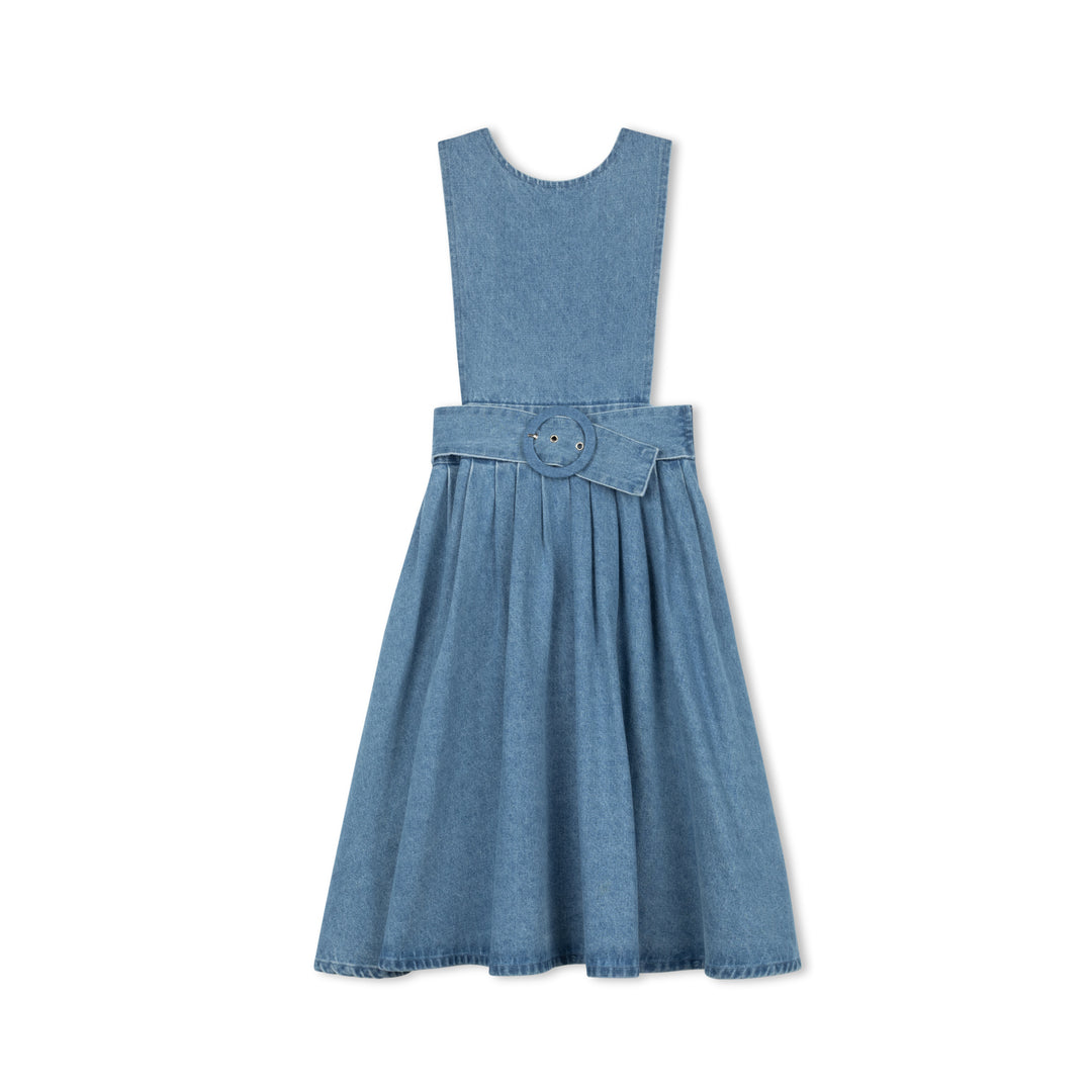 weekday denim dress WEEKDAY Vincent Long Sleeve Denim Dress