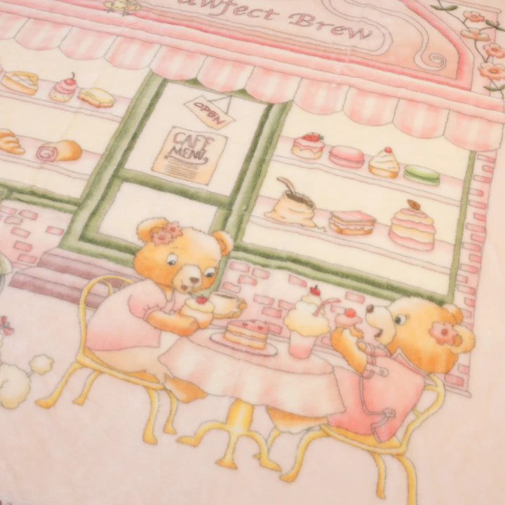 blanket teddy pawfect brew - sugary pink