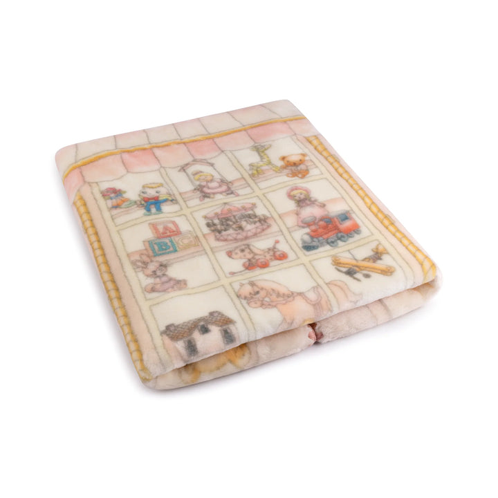 blanket toyshop fur  - sugary pink