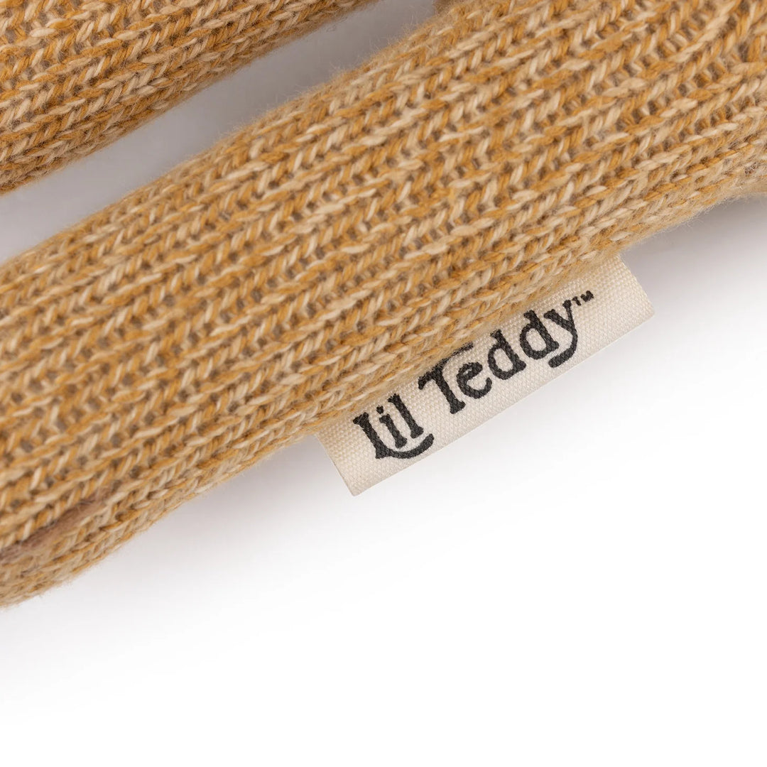 teddy lil teddy storybook with sweater - natural/ivory