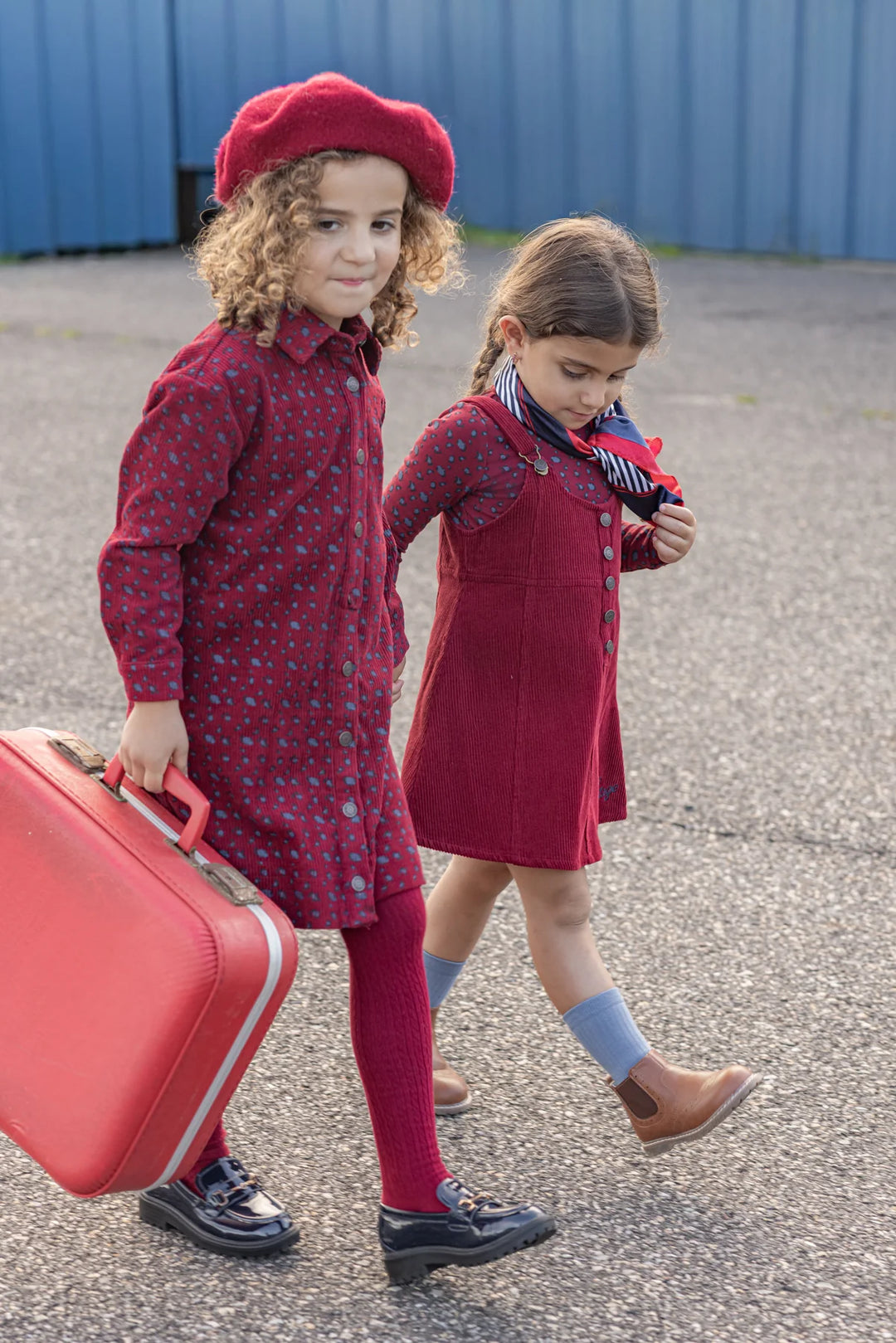 dress corduroy leopard print shirt style - brick red