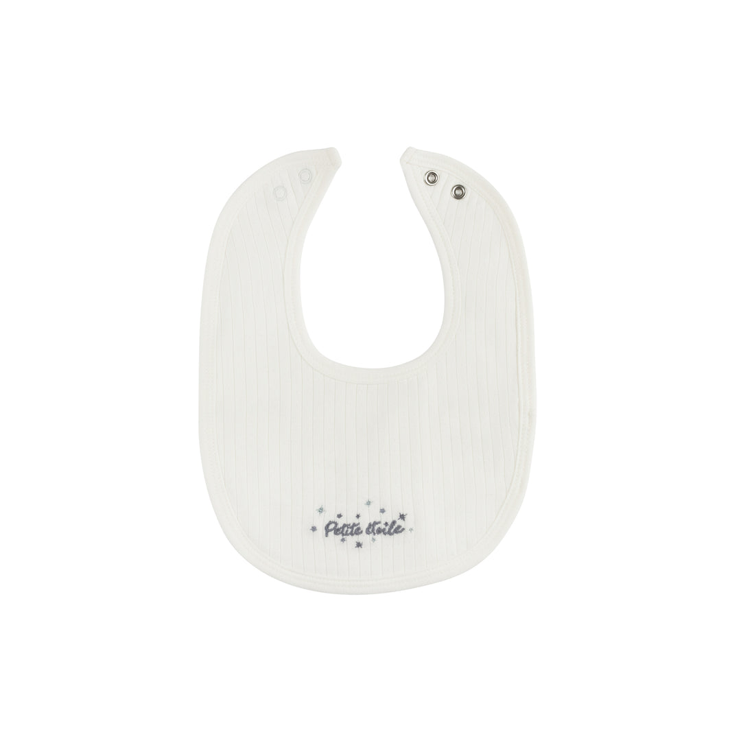bib floral star embroidered - ivory stars