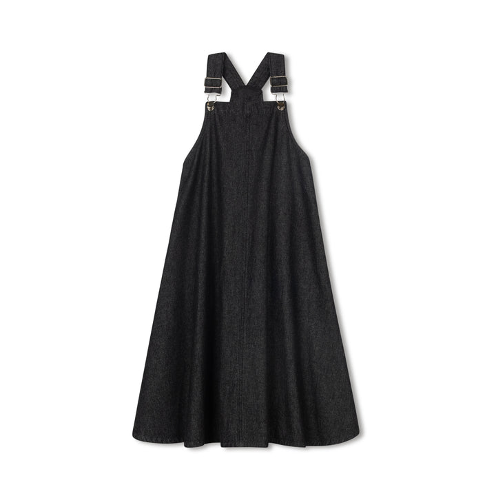 dress denim jumper - black denim