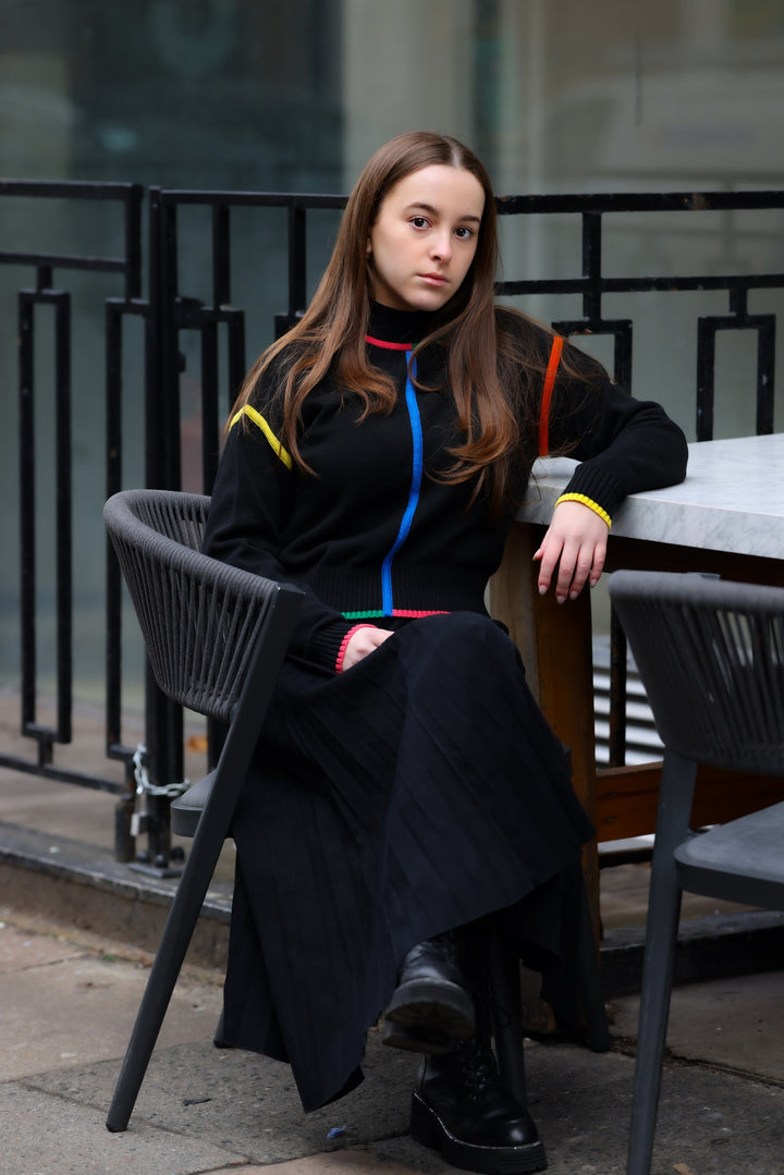 top l/s june - black