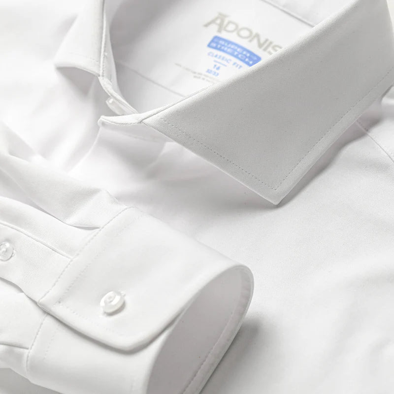 shirt l/s 100% cotton non iron reg cuff regular - design